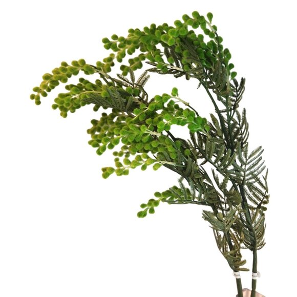 Artificial Greenery Stems Faux Mimosa Flowers For Floral Arrangements & Decor Se - Picture 7 of 10